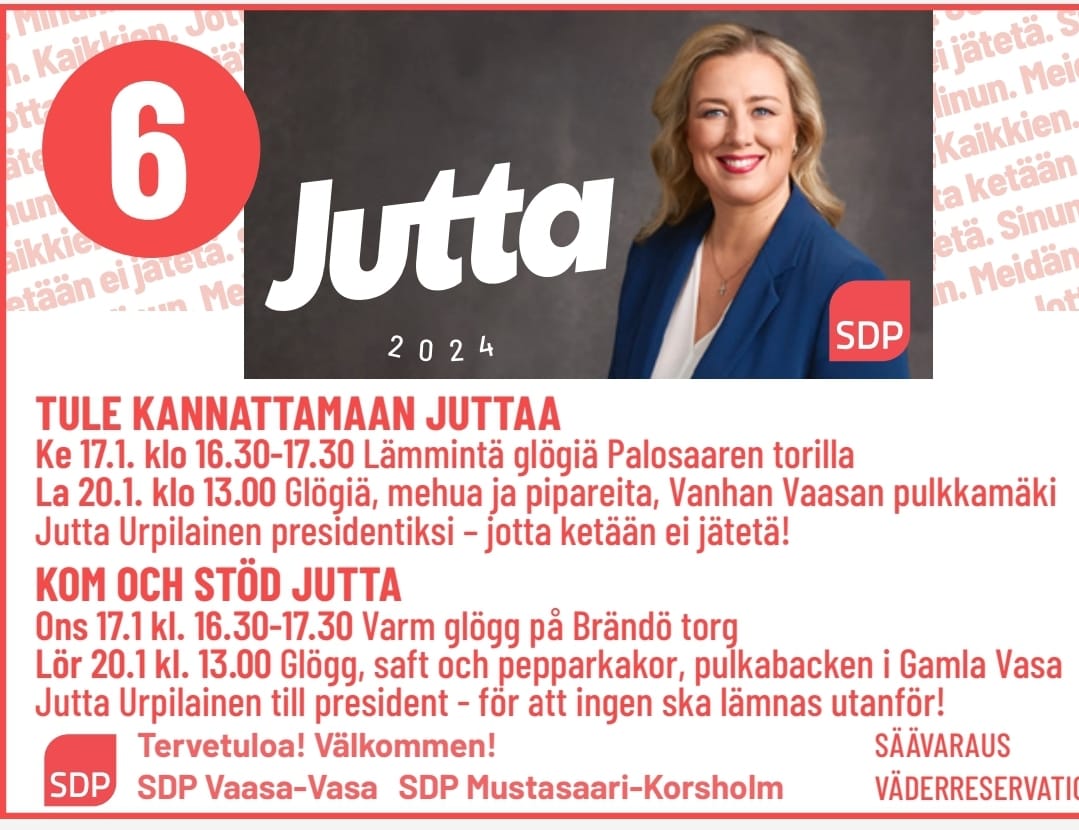 Kampanja jatkuu! – Kampanjen fortsätter!
