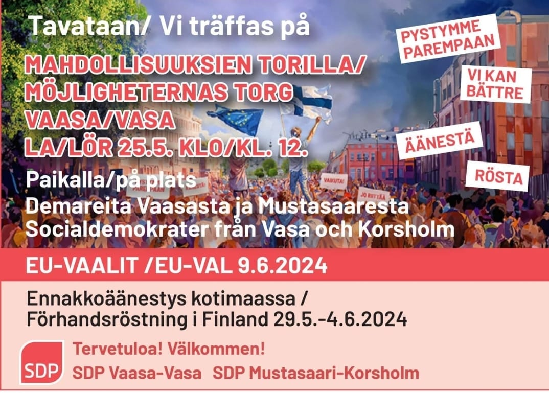 Mahdollisuuksien tori – Möjligheternas torg – 25.5.2024