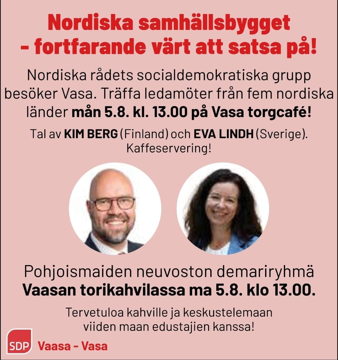 Pohjoismainen vierailu – Nordiskt besök – 5.8.2024